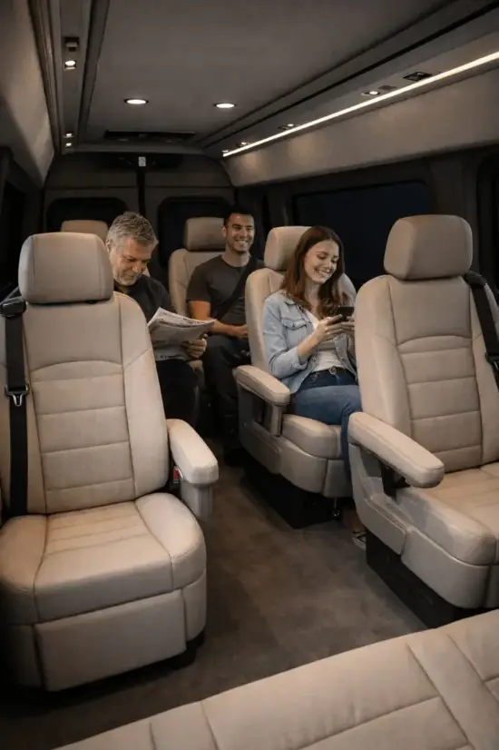 Flamingo Transport usluga: Ekskluzivni VIP Kombi Prevoz Putnika – Maksimalna Diskrecija