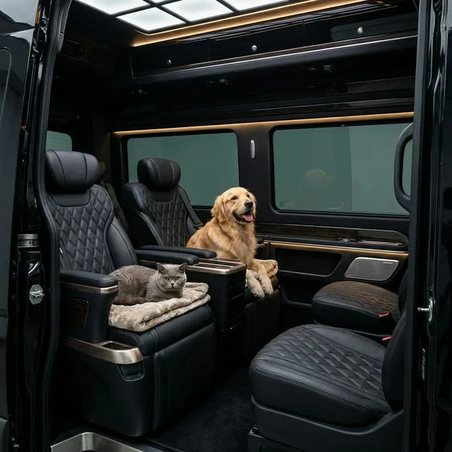 Pet-friendly kombi prevoz sa psom i mačkom Beograd Hrvatska — Flamingo Transport vodič 2026